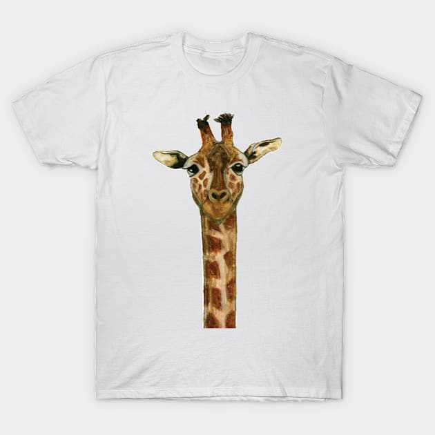 WATERCOLOR GIRAFFE T-Shirt by fromnanni